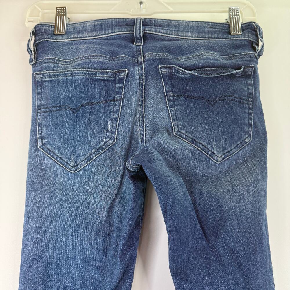 Diesel Women's Skinzee Super Slim Skinny Low Waist Jeans Size 26 - Picture 5 of 7